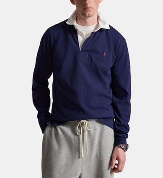 Polo à manches longues Rugby - Polo Ralph Lauren - Navy