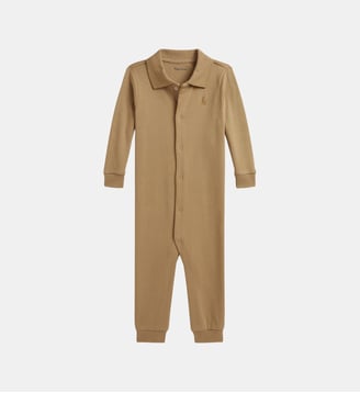 Combinaison en coton doux - Polo Ralph Lauren - Camel
