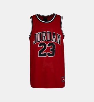 Débardeur droit en mesh signature 23 - Jordan - Rouge