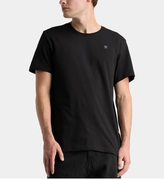 T-shirt Base droit coton - G-Star - Noir