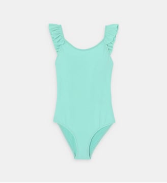 Maillot de bain 1 pièce nylon stretch - Lison - Bleu clair