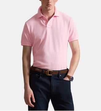 Polo Custom Fit en coton - Polo Ralph Lauren - Rose