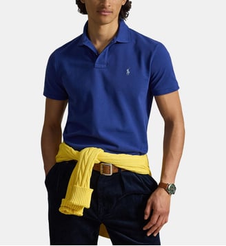 Polo Custom Fit en coton - Polo Ralph Lauren - Blue