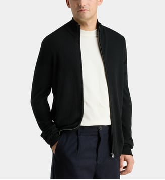 Cardigan droit Nachgil en cachemire - Galeries Lafayette - Noir