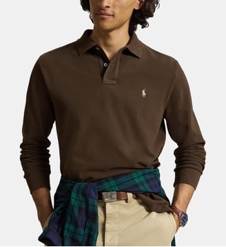 Polo slim coton piqué - Polo Ralph Lauren - Marron