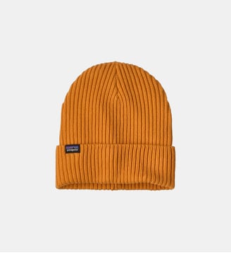 Bonnet Fishermans Rolled maille recyclée - Patagonia - Orange