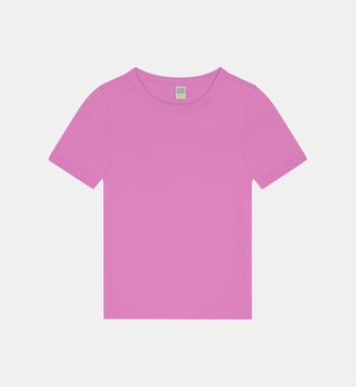 T-shirt ajusté Car coton bio - Flore Flore - Violet