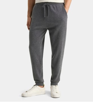 Jogging confort fuselé Mojogg cachemire - Galeries Lafayette - Gris foncé