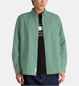Chemise Bolton droite coton délavé - Carhartt WIP - Vert