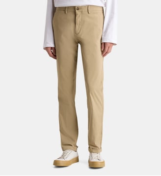 Pantalon chino flex slim coton - Dockers - Beige fonce