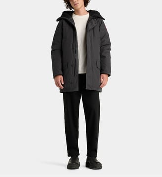 Parka mi-longue Langford capuche - Canada Goose - Gris anthracite