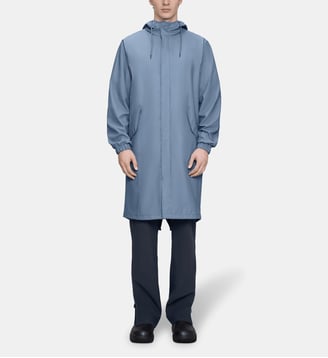Parka droite mi-longue Fishtail imperméable - Rains - Dusk