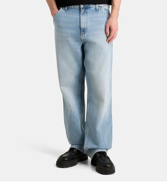 Jean décontracté Single Knee coton - Carhartt WIP - Bleu jean