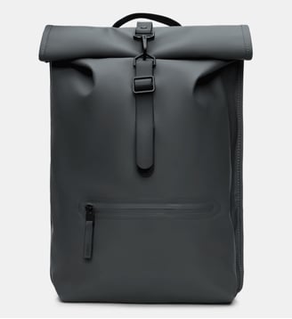 Sac à dos Rolltop Rucksack - Rains - Gris foncé