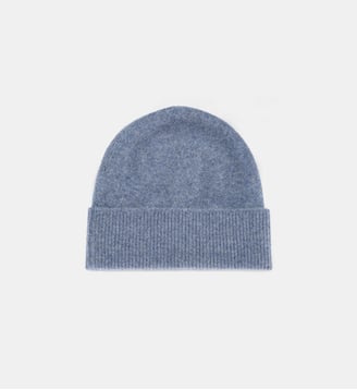 Bonnet Gstaat cachemire homme - Galeries Lafayette - Bleu jean