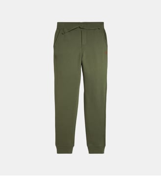 Pantalon de jogging droit en coton mélangé - Polo Ralph Lauren - Kaki