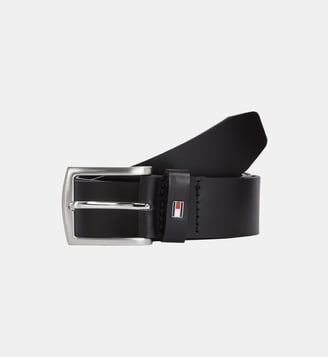 Ceinture Denton cuir - Tommy Hilfiger - Noir