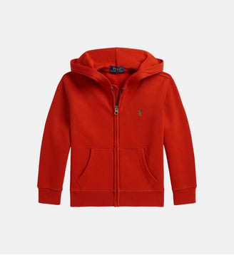 Sweat zippé pony coton - Polo Ralph Lauren - Rouge
