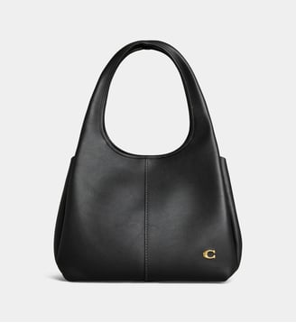 Sac à main Lana cuir grainé - Coach - Noir