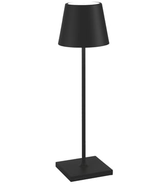 Lampe de table nomade Pro Noir - Zafferano - Noir