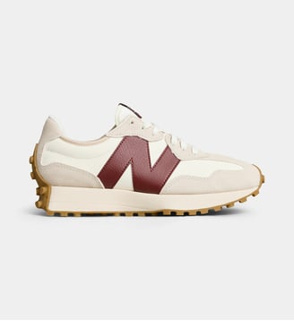 Baskets basses WS327KA en synthétique - New Balance - Beige et bordeaux