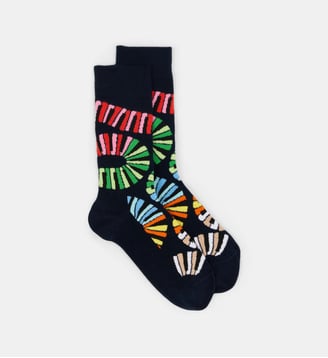 Chaussettes classiques Elton John touches de piano - Happy Socks - Bleu marine