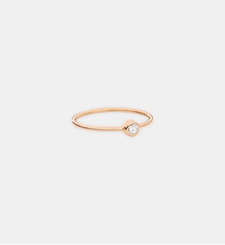 Bague en or rose et diamant - Ginette Ny - Diamant blanc