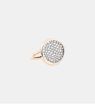 Bague en or rose et diamants  - Ginette Ny - Diamant blanc