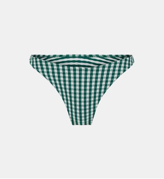 Bas de maillot de bain La Séduisante motif à carreaux - Anja - Vichy vert