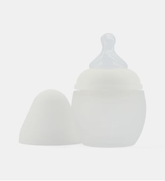 Biberon en silicone 150 ml - Elhee - Crème