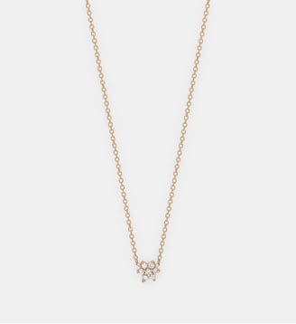Collier en or rose et mini diamants - Ginette Ny - Or rose