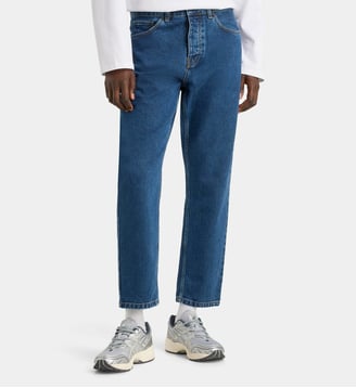 Jean large fuselé Newel Maitland coton bio - Carhartt WIP - Bleu denim