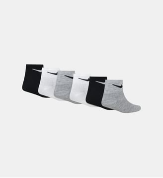 Lot de 6 chaussettes - Nike - Noir et gris