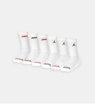 Lot de 6 paires de chaussettes mi-hautes - Jordan - Blanc