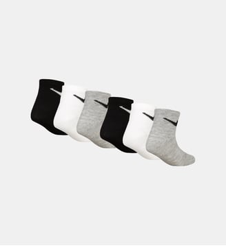 Lot de 6 chaussettes - Nike - Gris et noir
