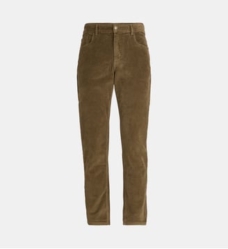 Pantalon droit velours - Armor-Lux - Olive