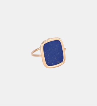 Bague en or rose et lapis lazuli - Ginette Ny - Lapis lazuli