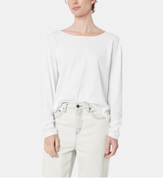 T-shirt ample Aksun en coton - American Vintage - Blanc