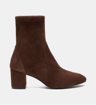 Bottines Yuliana en suède - Stuart Weitzman - Marron foncé