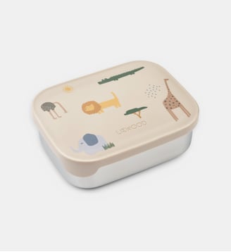 Lunch box Arthur - Liewood - Blanc et beige