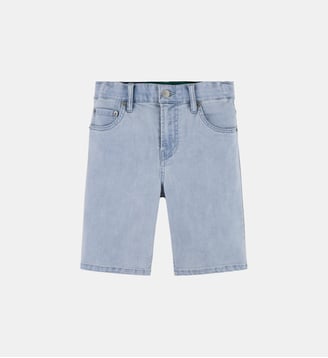 Short slim en denim stretch délavé - Levi's Kids - Bleu clair