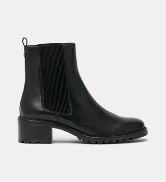 Bottines Marlene en cuir - Bocage - Noir