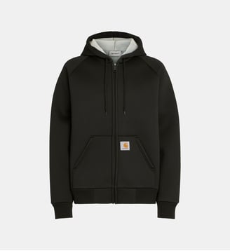 Sweat droit Car-Lux capuche coton mélangé - Carhartt WIP - Noir