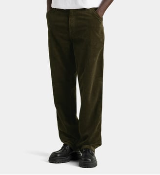 Pantalon en velours coton - Carhartt WIP - Marron foncé