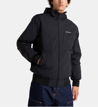 Blouson court à capuche signature - Carhartt WIP - Noir