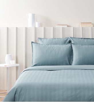 Drap Housse - Jalla - Bleu glacier