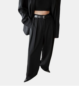 Pantalon large à pinces Tansy The Frankie Shop