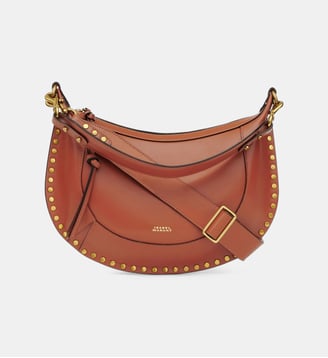 Sac à main Naoko en cuir - Isabel Marant - Cognac