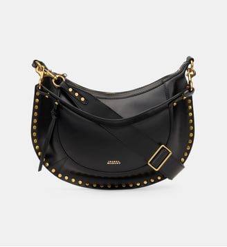 Sac à main Naoko en cuir - Isabel Marant - Black