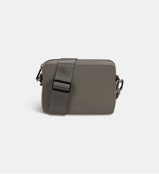 Mini Sac à main The Box crossbody - Lipault - Marron kaki